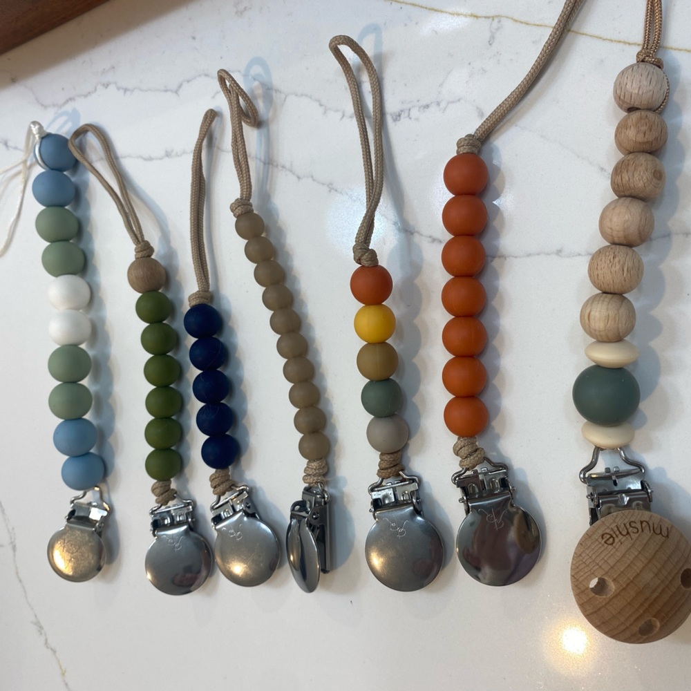 Ryan & Rose pacifier clip bundle